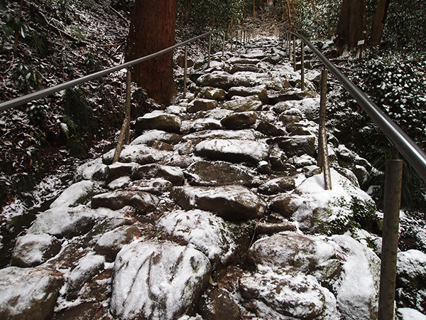 熊野磨崖仏 石段