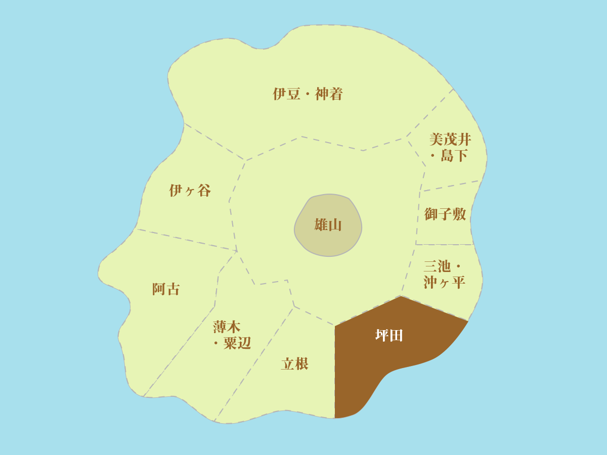 三宅島の地図