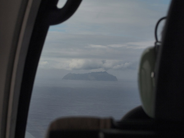 Aogashima that can be seen at distance