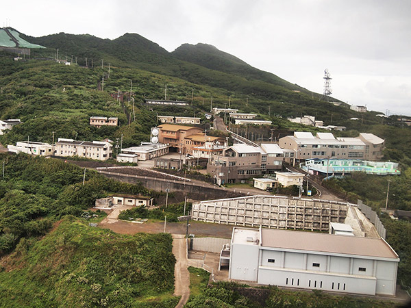The central part of Aogashima