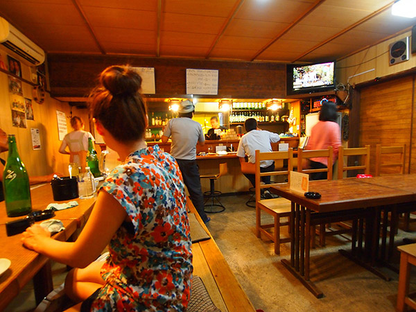 Inside of Izakaya Monji