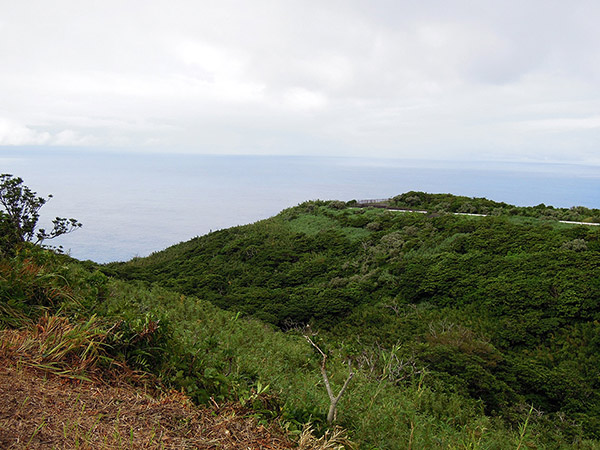 A distant view of Mikonoura Beach