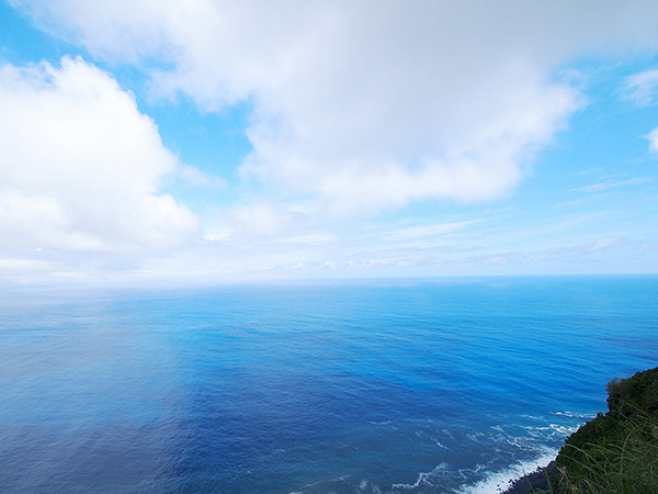 The sea seen from the observatory