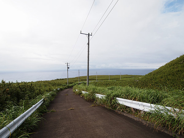 A road to the northernmost of the island