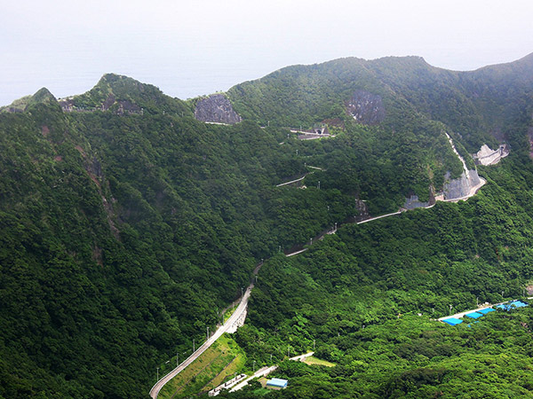 The whole view of Nagashizaka hill