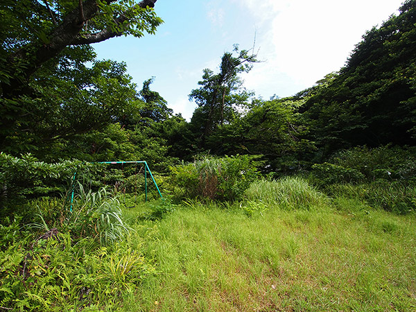 The site of the demolished island government office