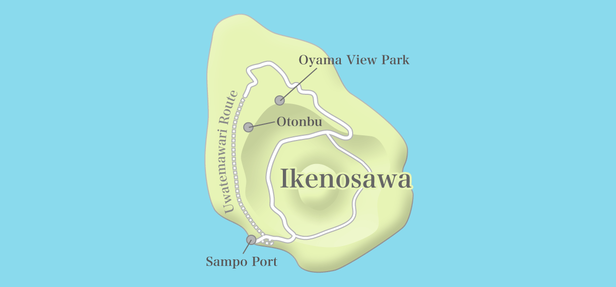 Aogashima Tourism Map