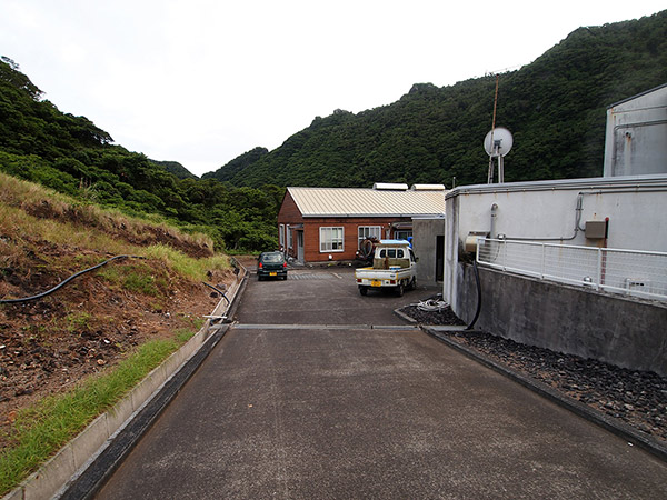 池之沢の製塩工場