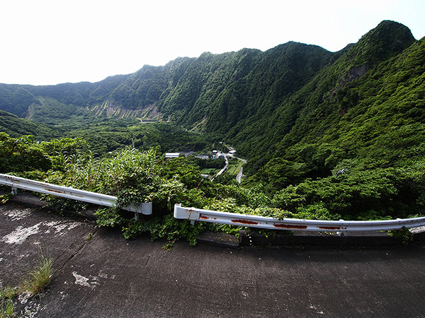 流し坂から見る外輪山