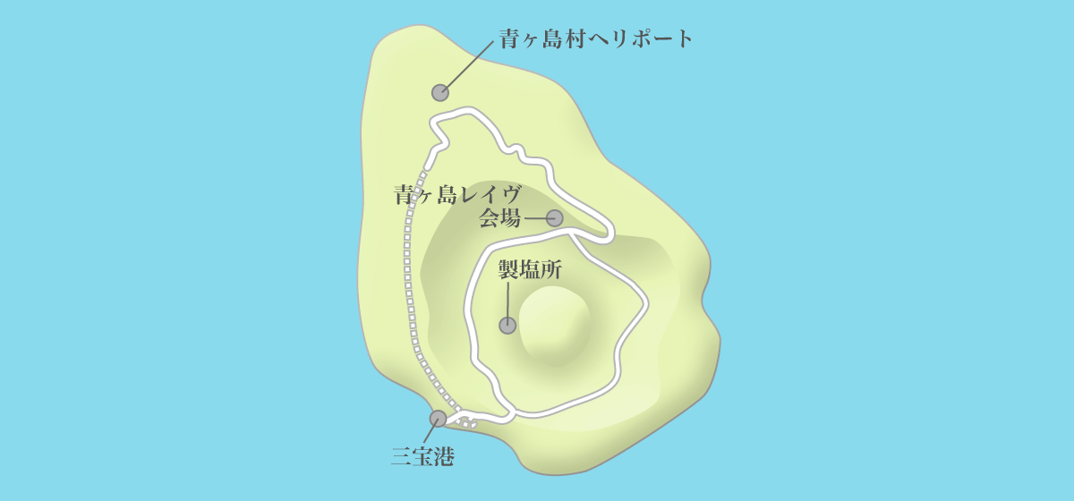 青ヶ島の地図