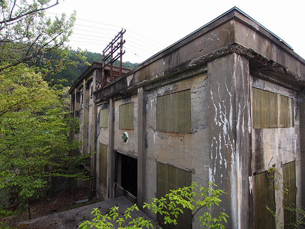 足尾 通洞駅の廃墟