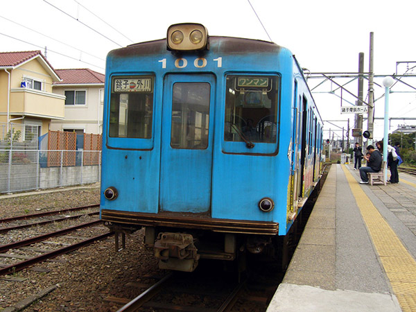 銚子電鉄のデハ1001車両
