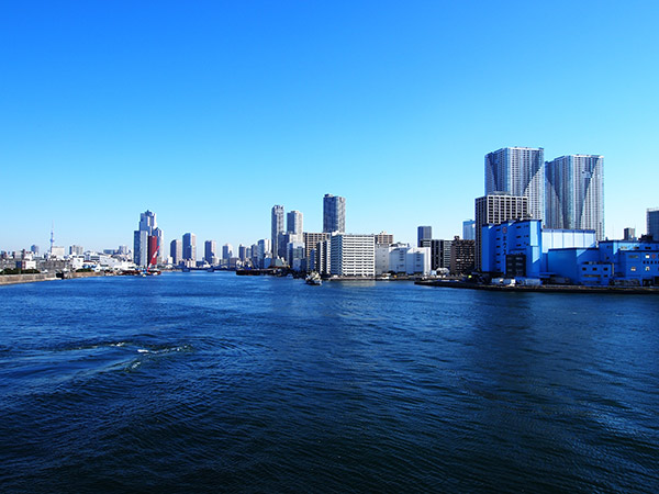 東京港(竹芝)の風景