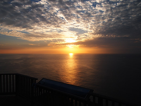 三日月山 夕焼け