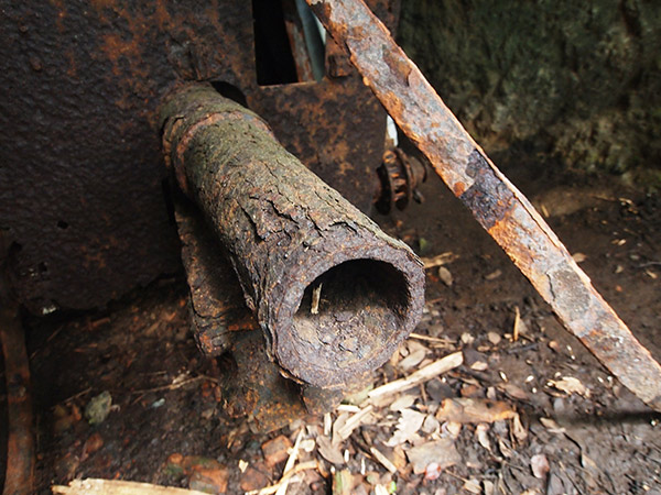 陸軍山砲の砲身