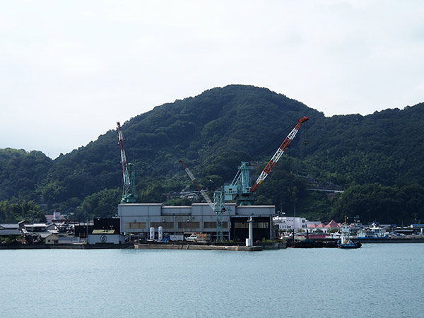 大崎上島の造船所