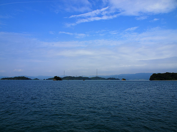 大崎上島から見た瀬戸内海