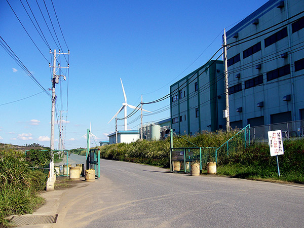 風力発電所のゲート