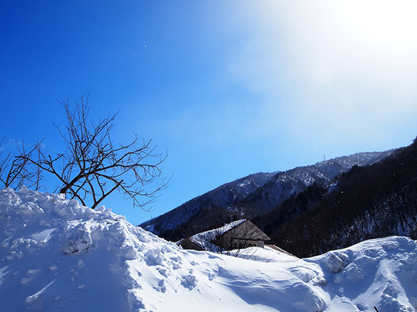 土合駅 積雪