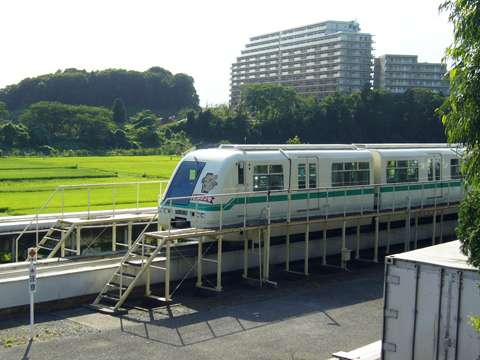 ユーカリが丘線の車両基地