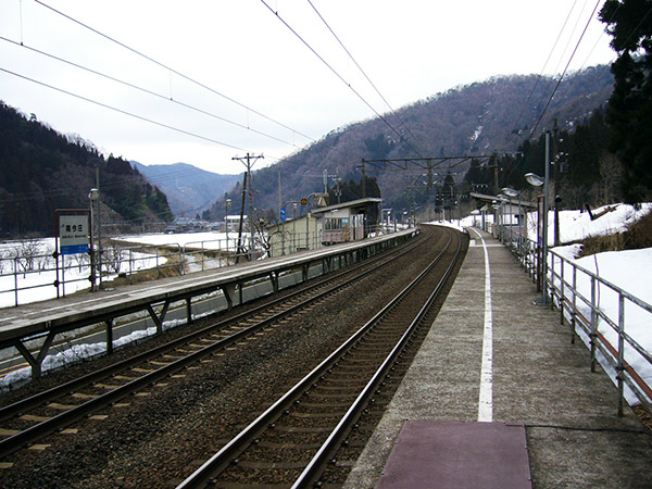 南今庄駅の福井方