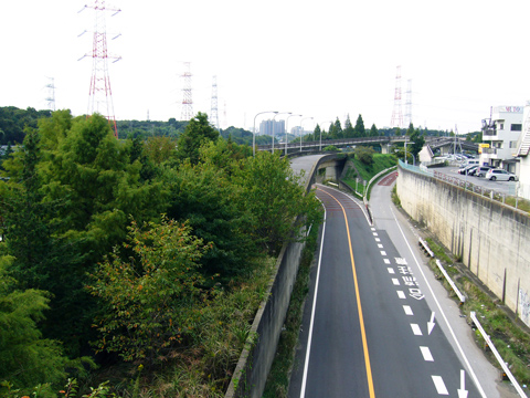 小室駅前の廃道