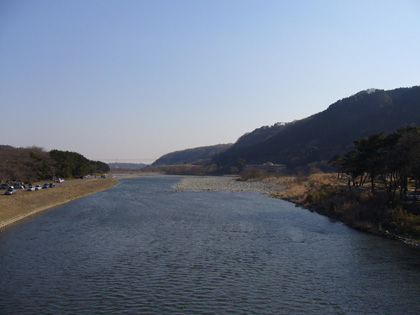 相模川の川面