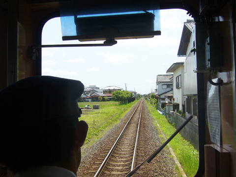 竜ヶ崎線の車窓