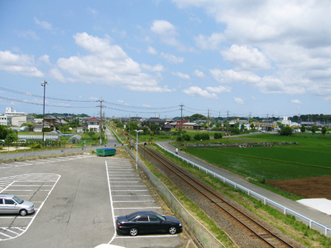 竜ヶ崎線の線路