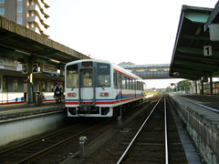 水海道駅のホーム