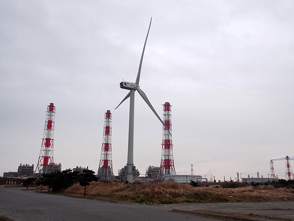 日立製作所 国内最大の風力発電機