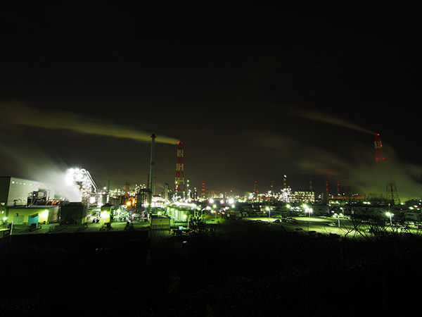 砂山都市緑地の夜景