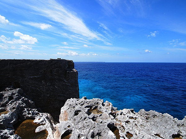 北大東島 西港 突端