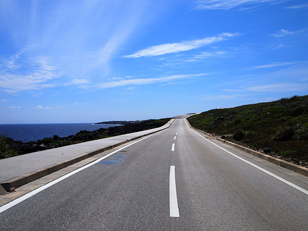 北大東島 外周道路