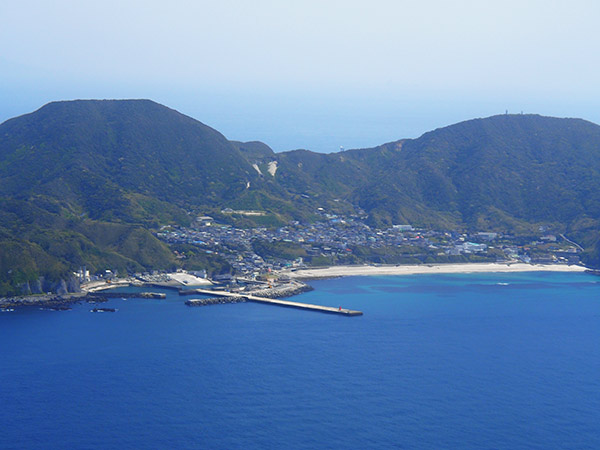 神津島 空撮