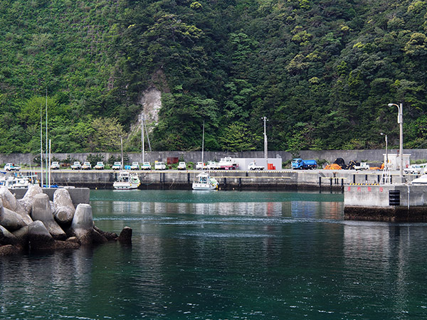 神津島 三浦漁港