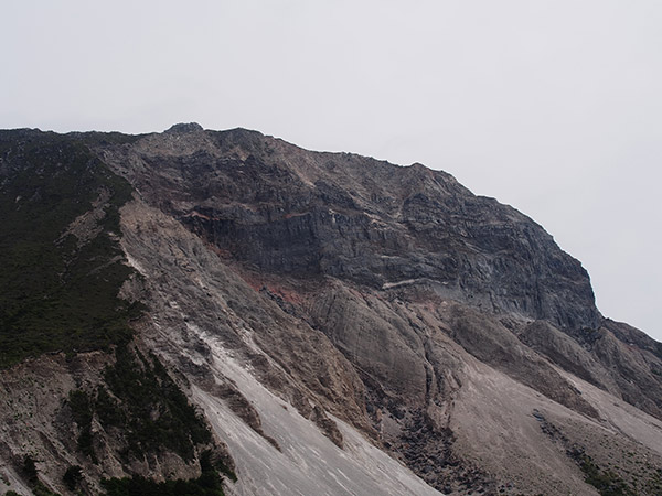 天上山 大崩壊地帯