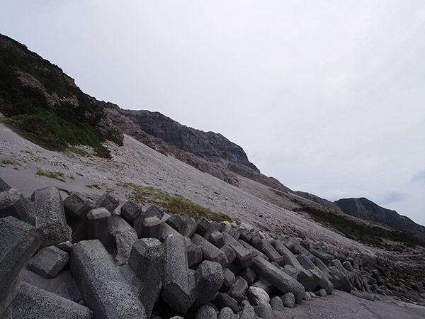 天上山 崩壊地