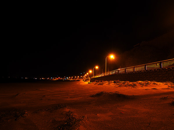 神津島 夜 前浜海岸