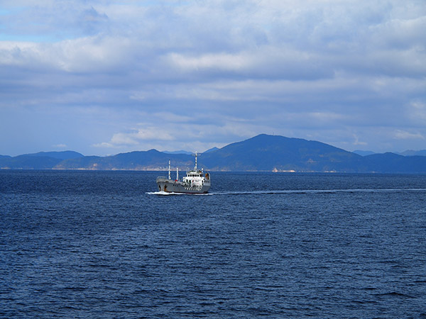 スオーナダフェリー 瀬戸内海の風景