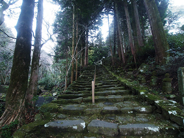 両子寺 階段