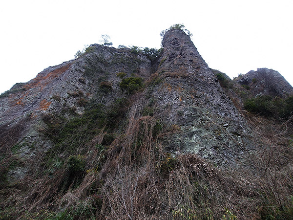 仙の岩 岩壁