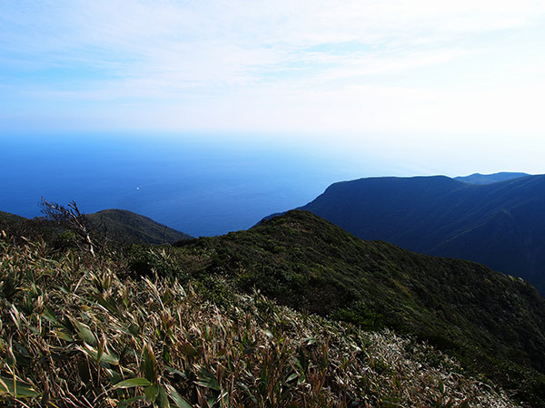 長滝山から眺める海