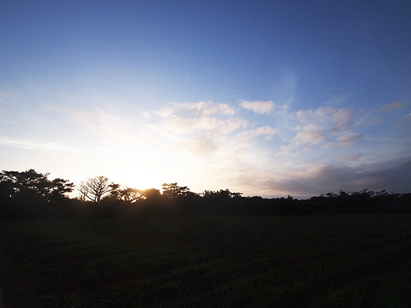 南大東島 夕暮れ