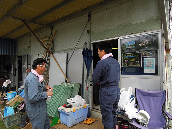 南大東 地底湖ツアー 装備レンタル