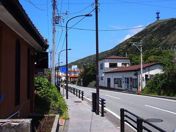 三宅島 阿古 メインストリート