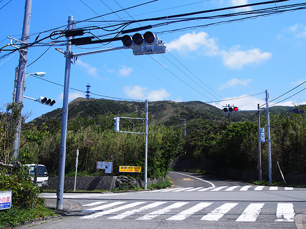 三宅島 阿古 信号機