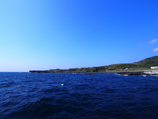 三宅島 客船ターミナル屋上からの眺め