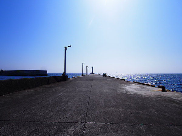 三宅島 岸壁