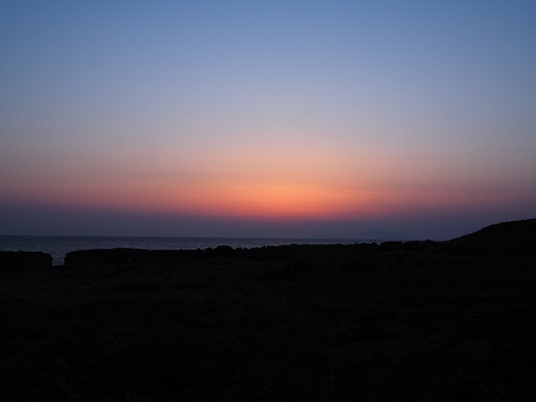 ふるさとの湯 夕日